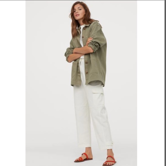 H&M Jackets & Blazers - Tie-Belt Utility Jacket